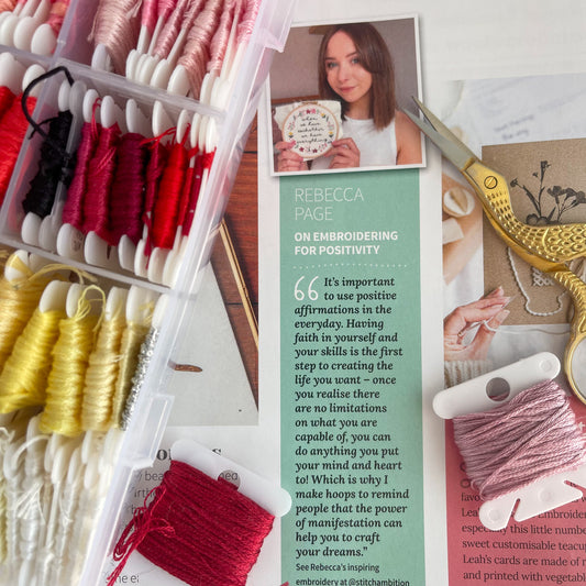 Featured in Love Embroidery Magazine