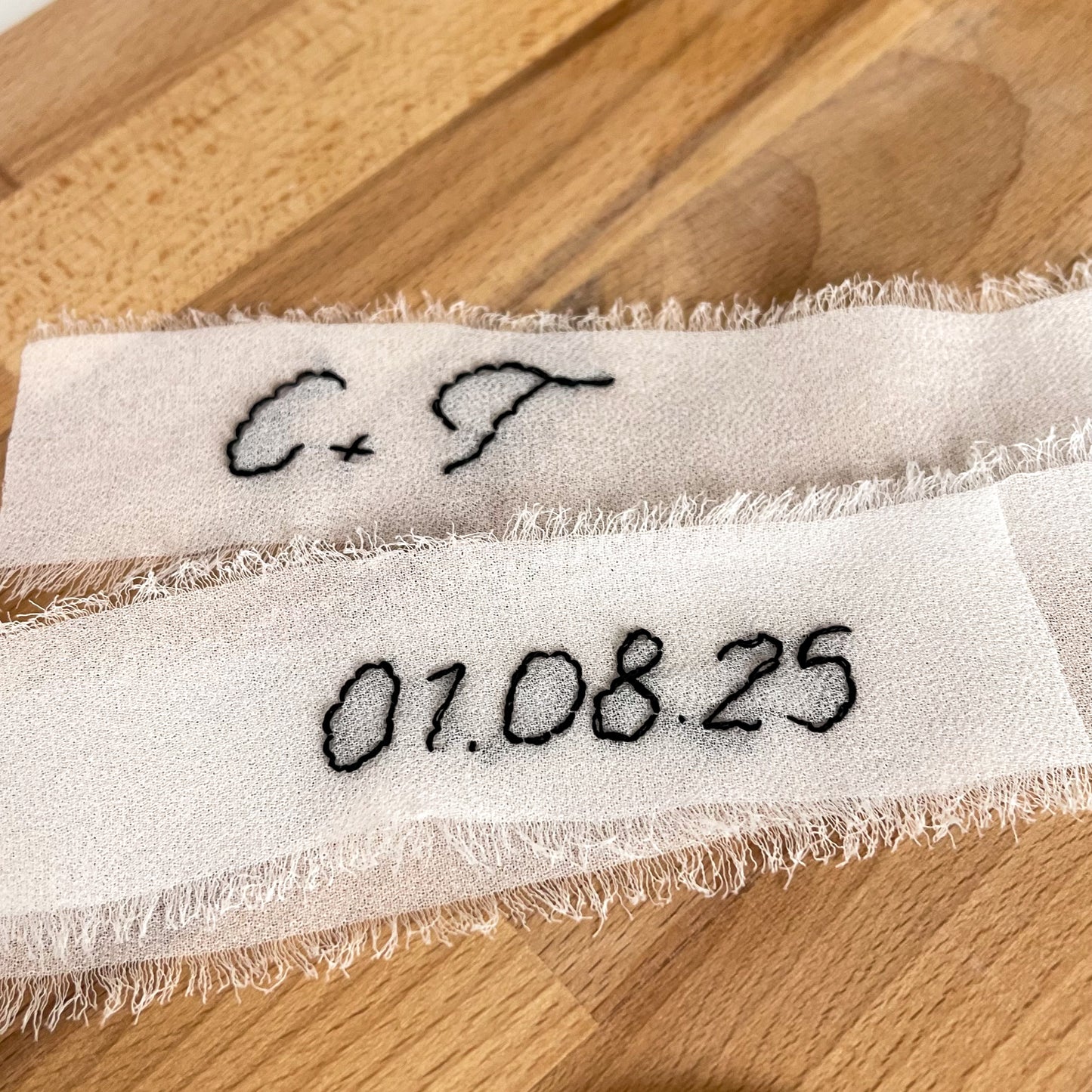 Personalised Wedding Bouquet Ribbons