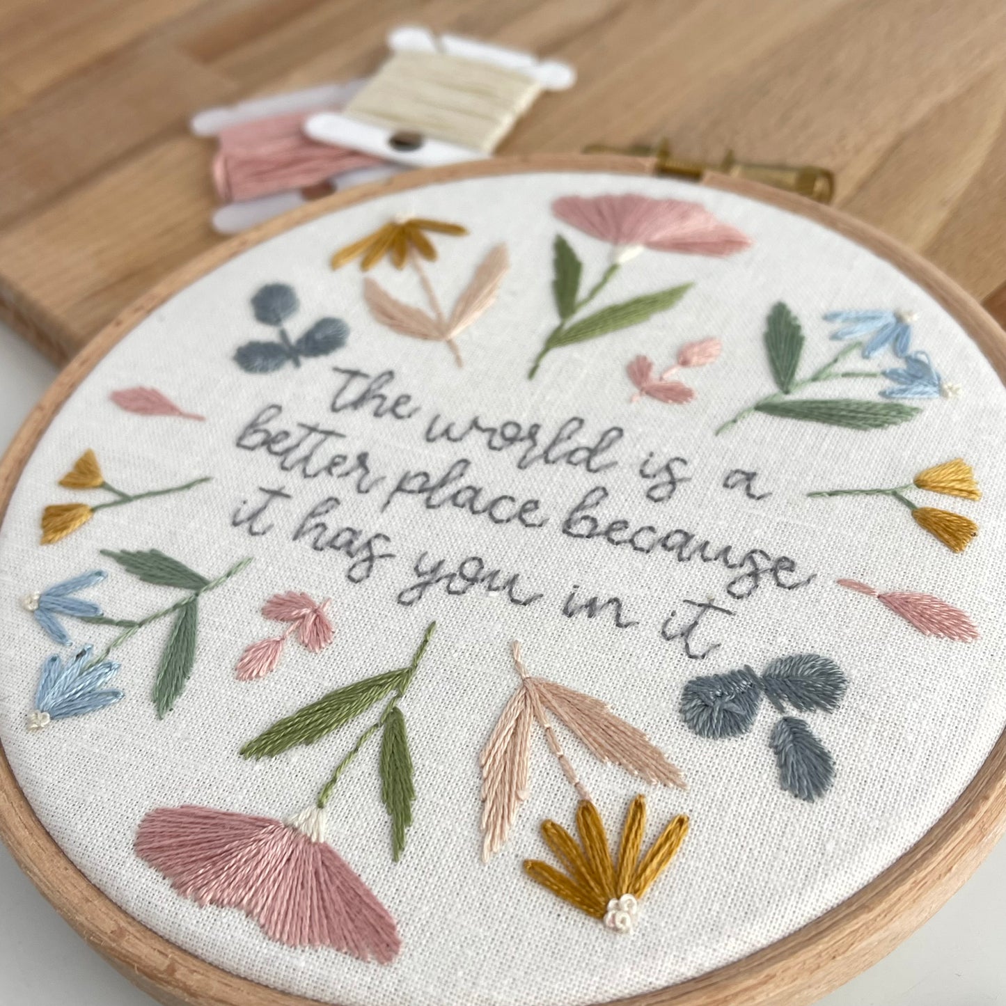 Better Place Embroidery Hoop