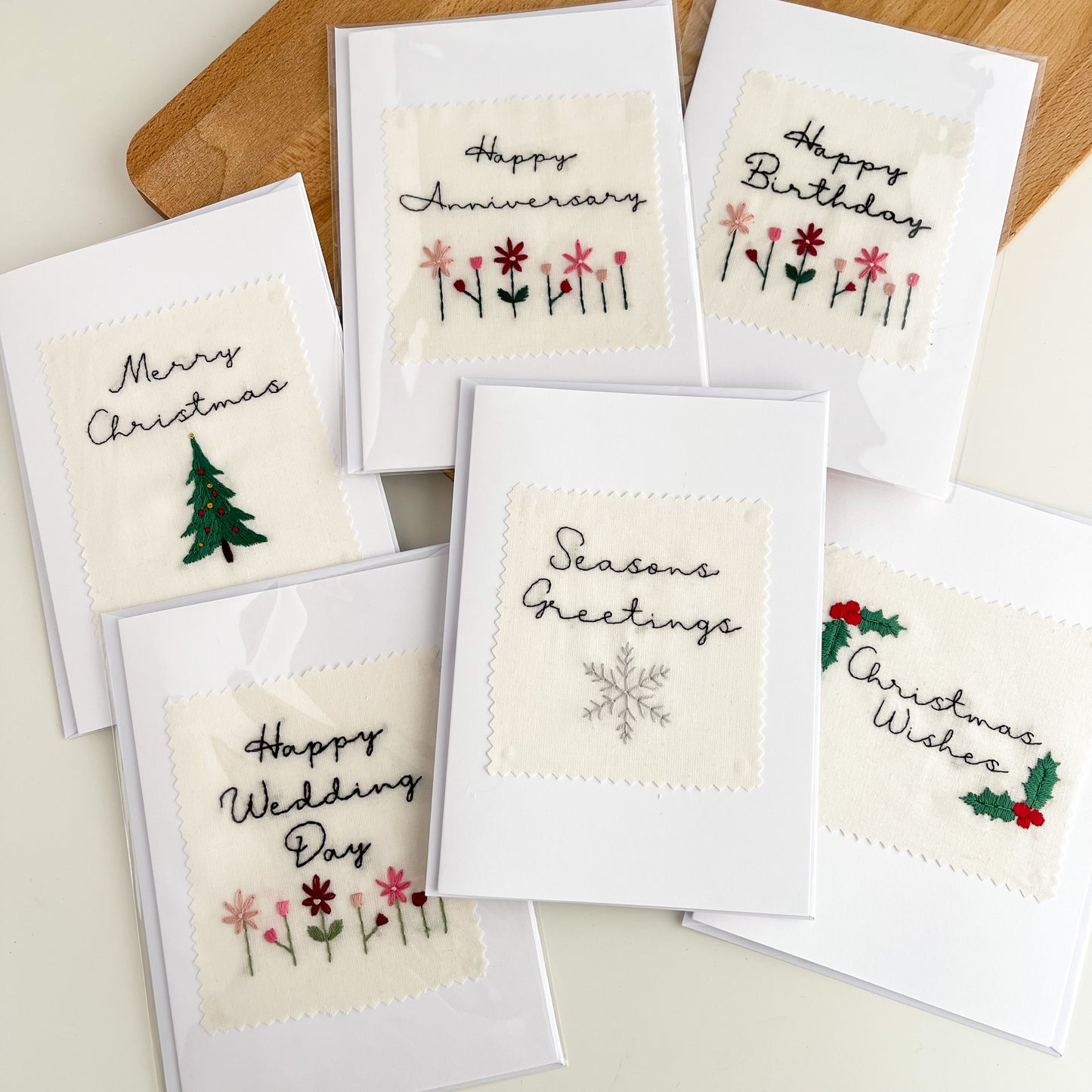 Embroidered Cards