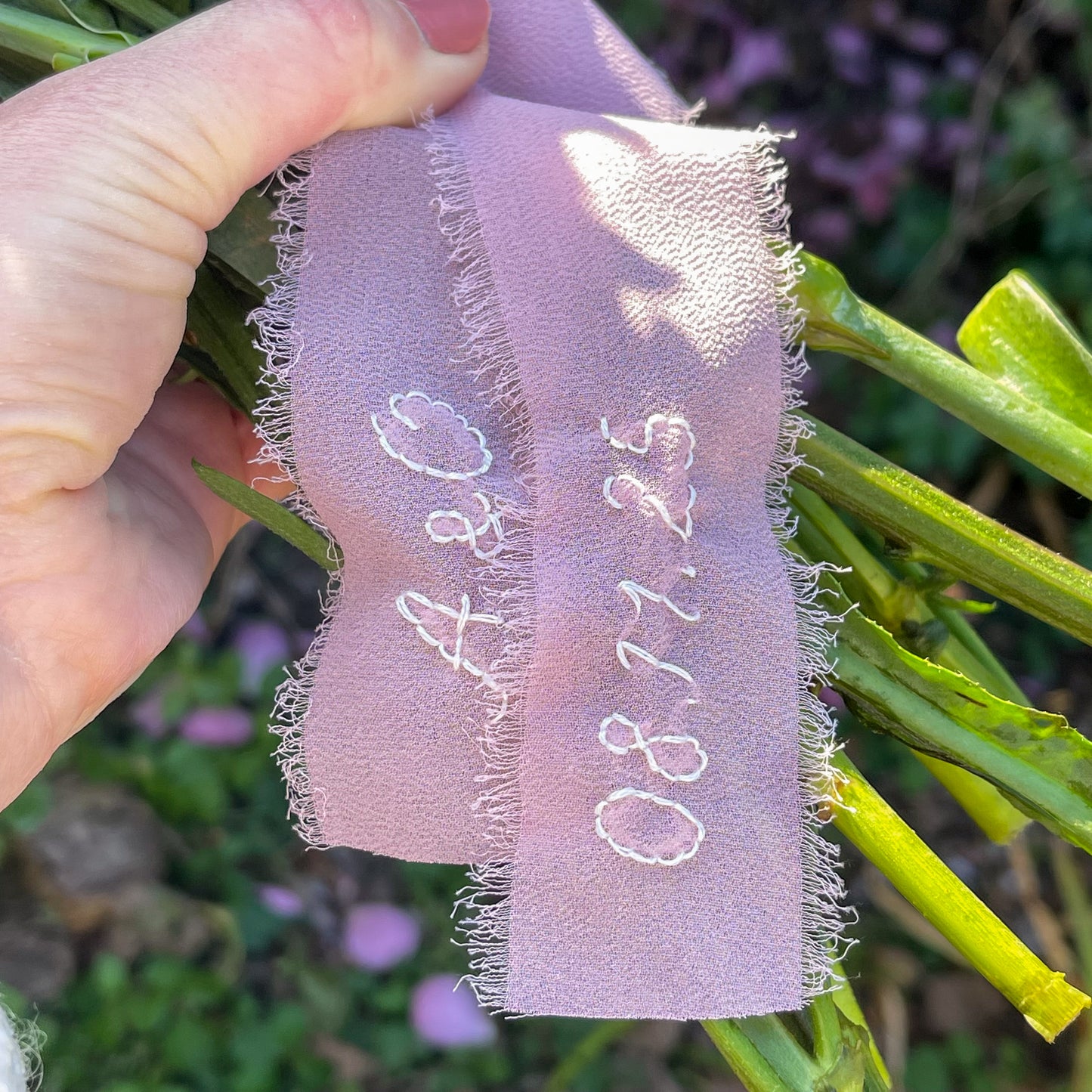 Personalised Wedding Bouquet Ribbons