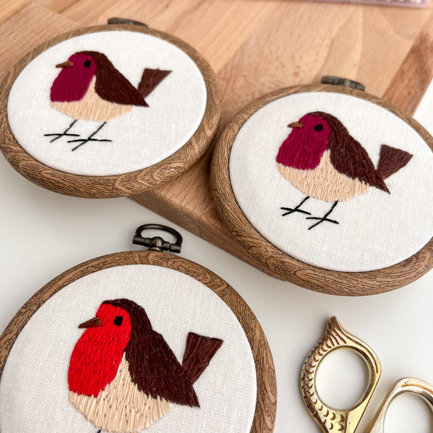 Mini Christmas Robin Bauble
