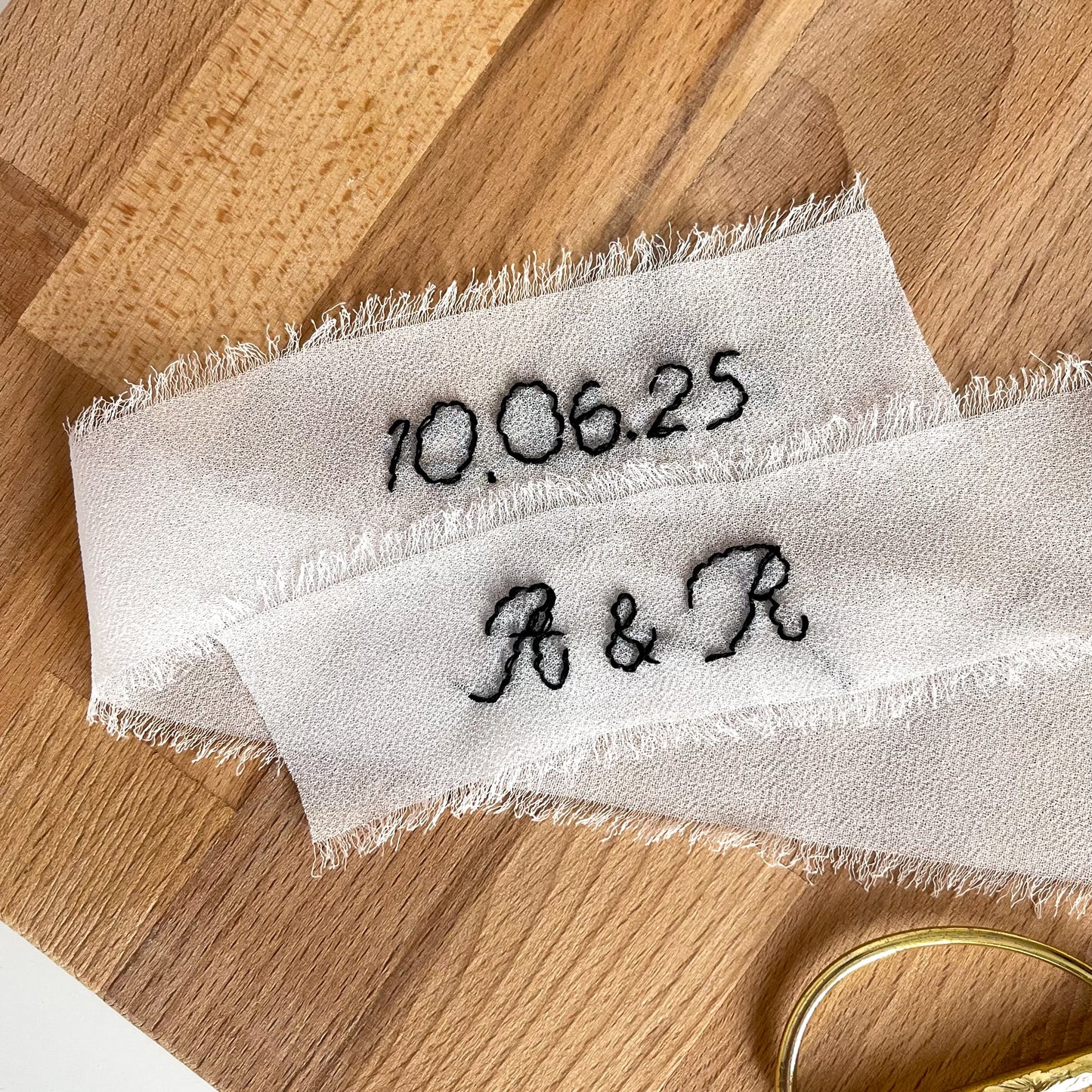 Personalised Wedding Bouquet Ribbons