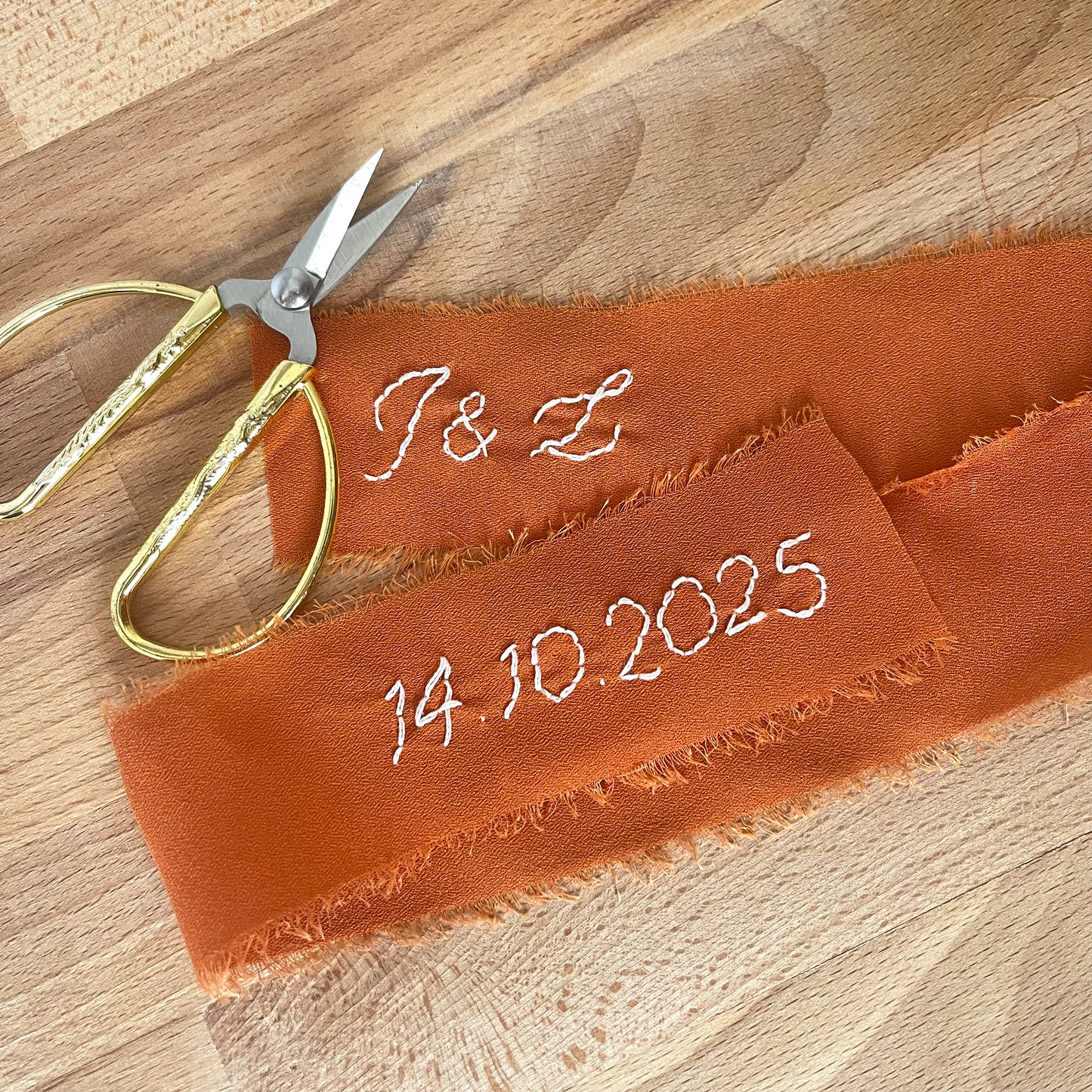 Personalised Wedding Bouquet Ribbons