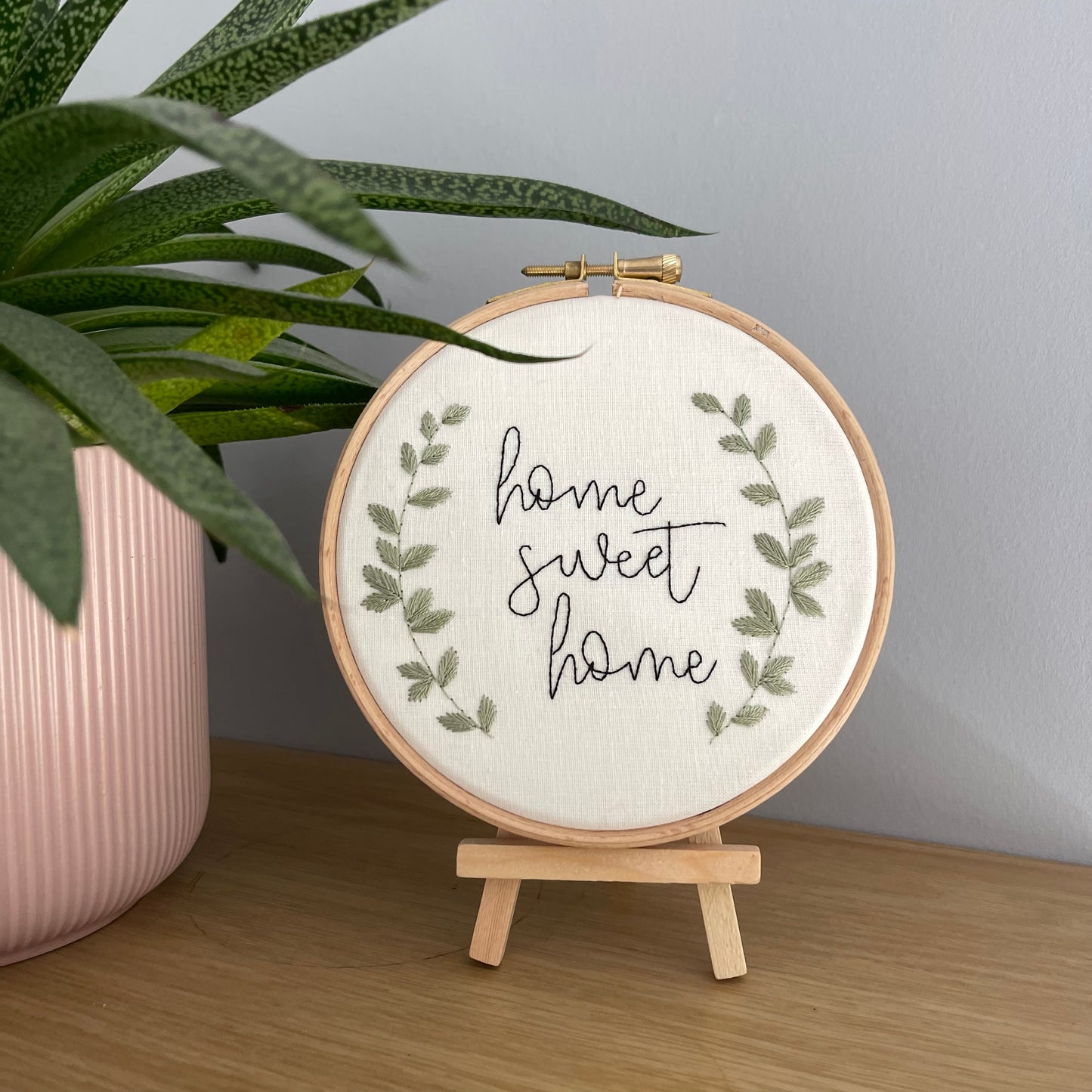 Home Sweet Home Hand Embroidery