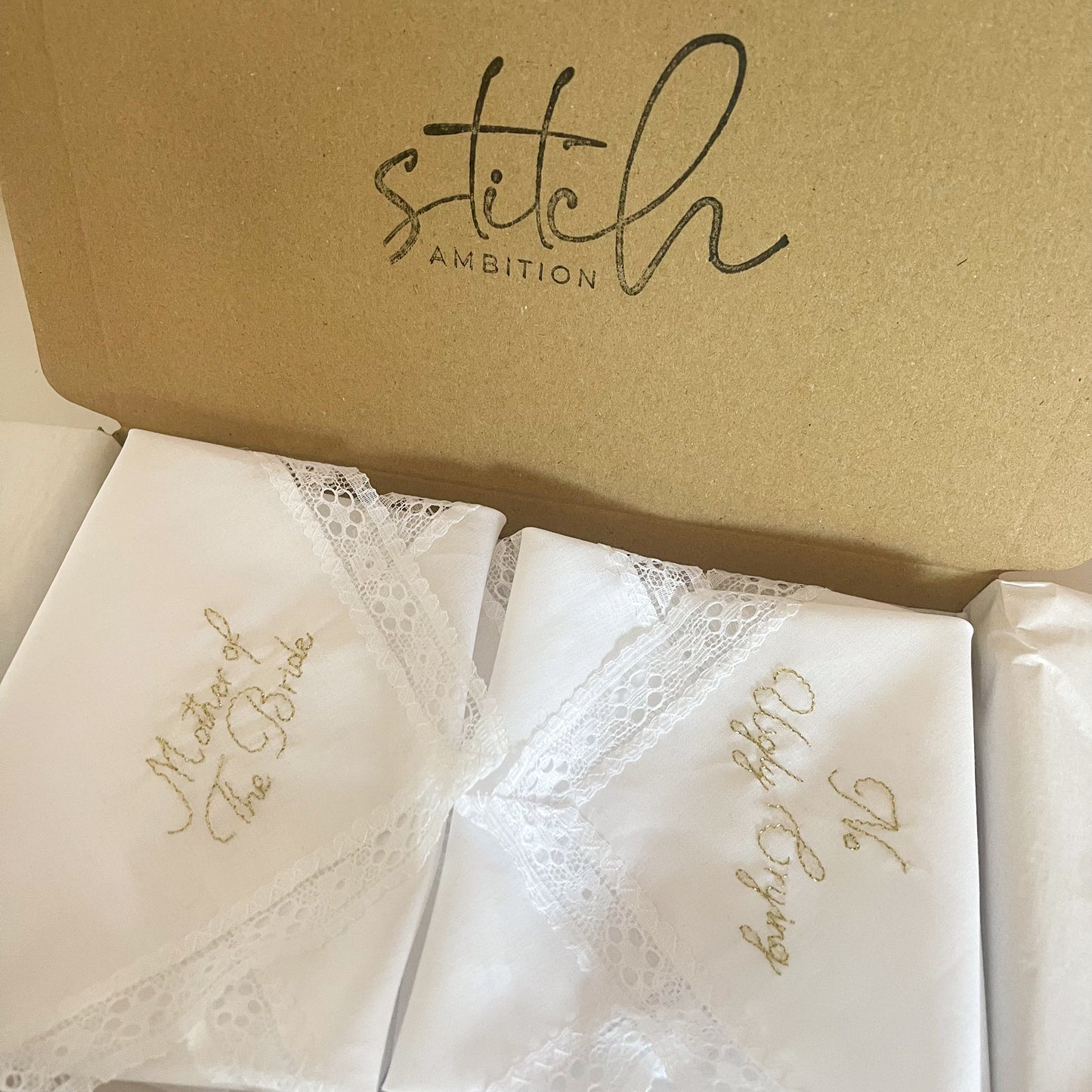 Personalised Wedding Handkerchief