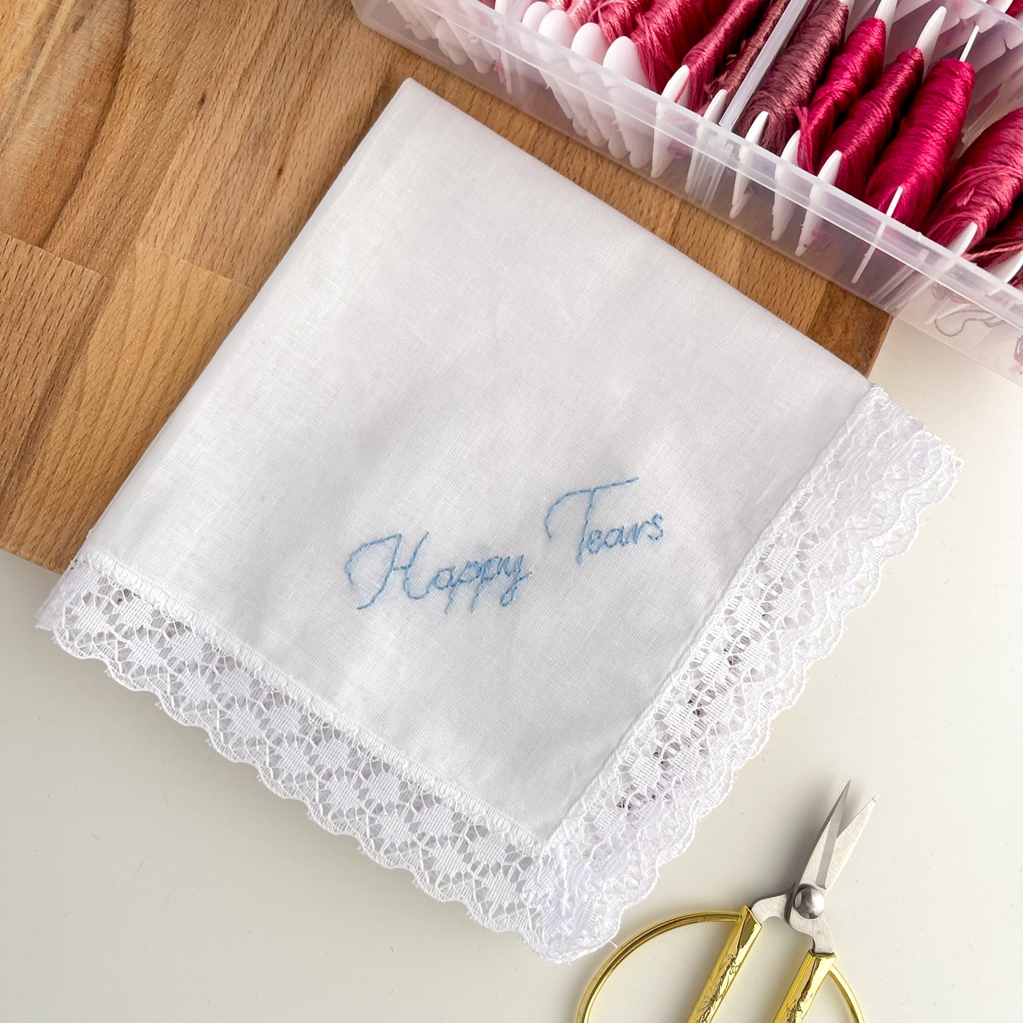 Personalised Wedding Handkerchief