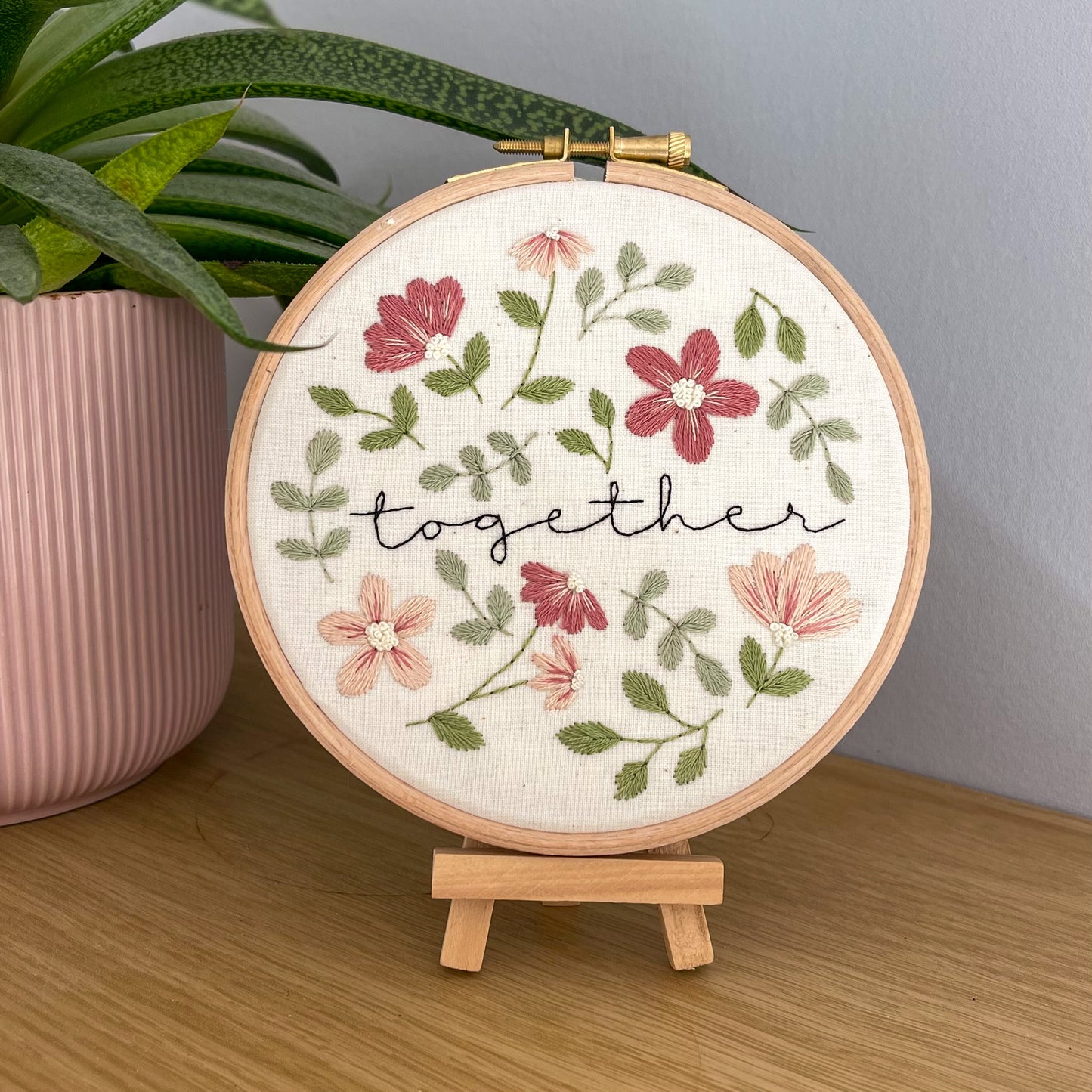 Together Floral Embroidery PDF Pattern