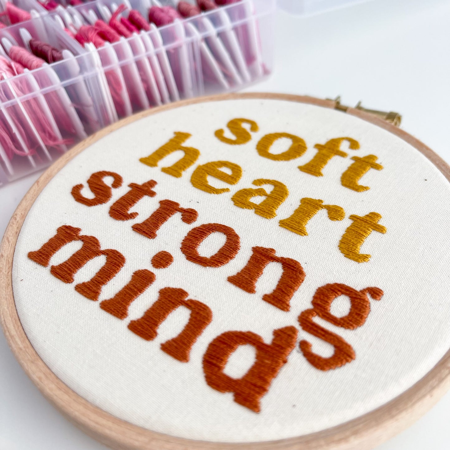 Custom Retro Quote Text Embroidery