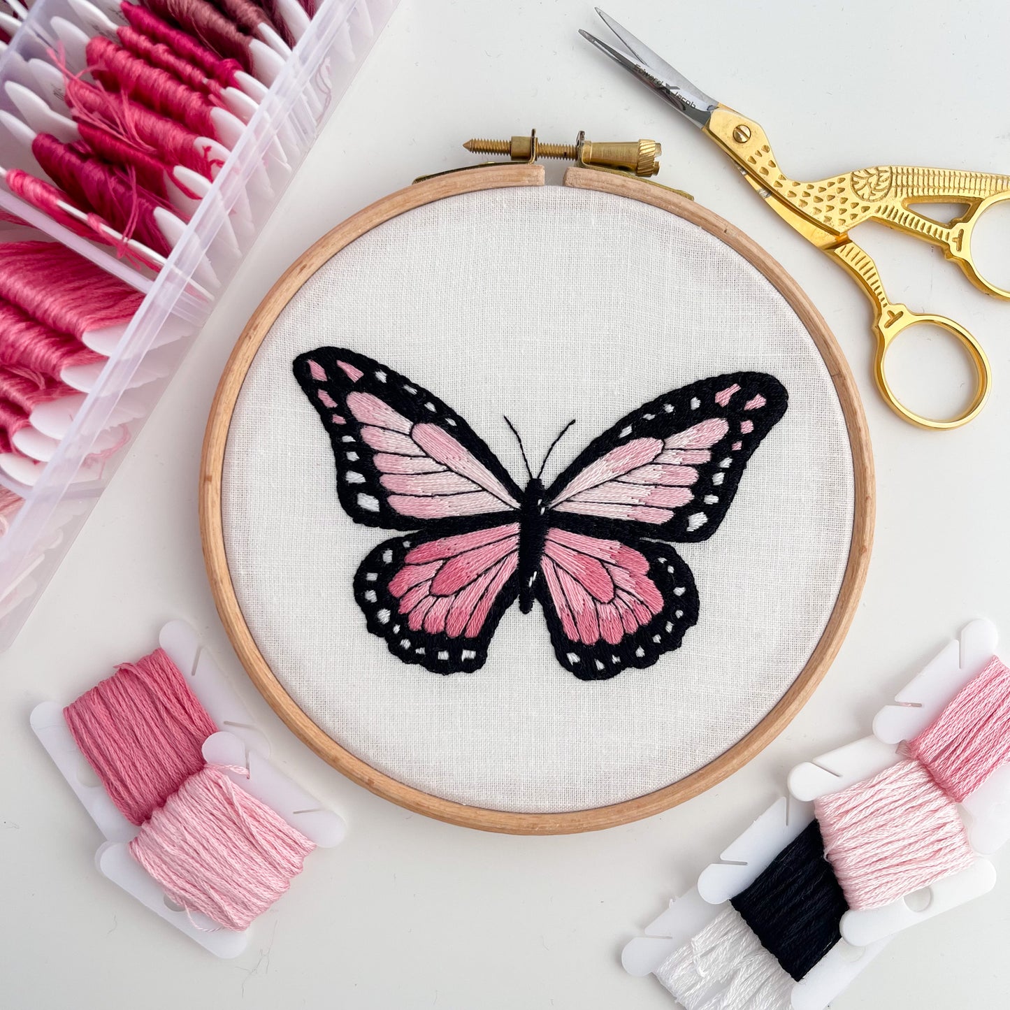 Butterfly Hand Embroidery Kit