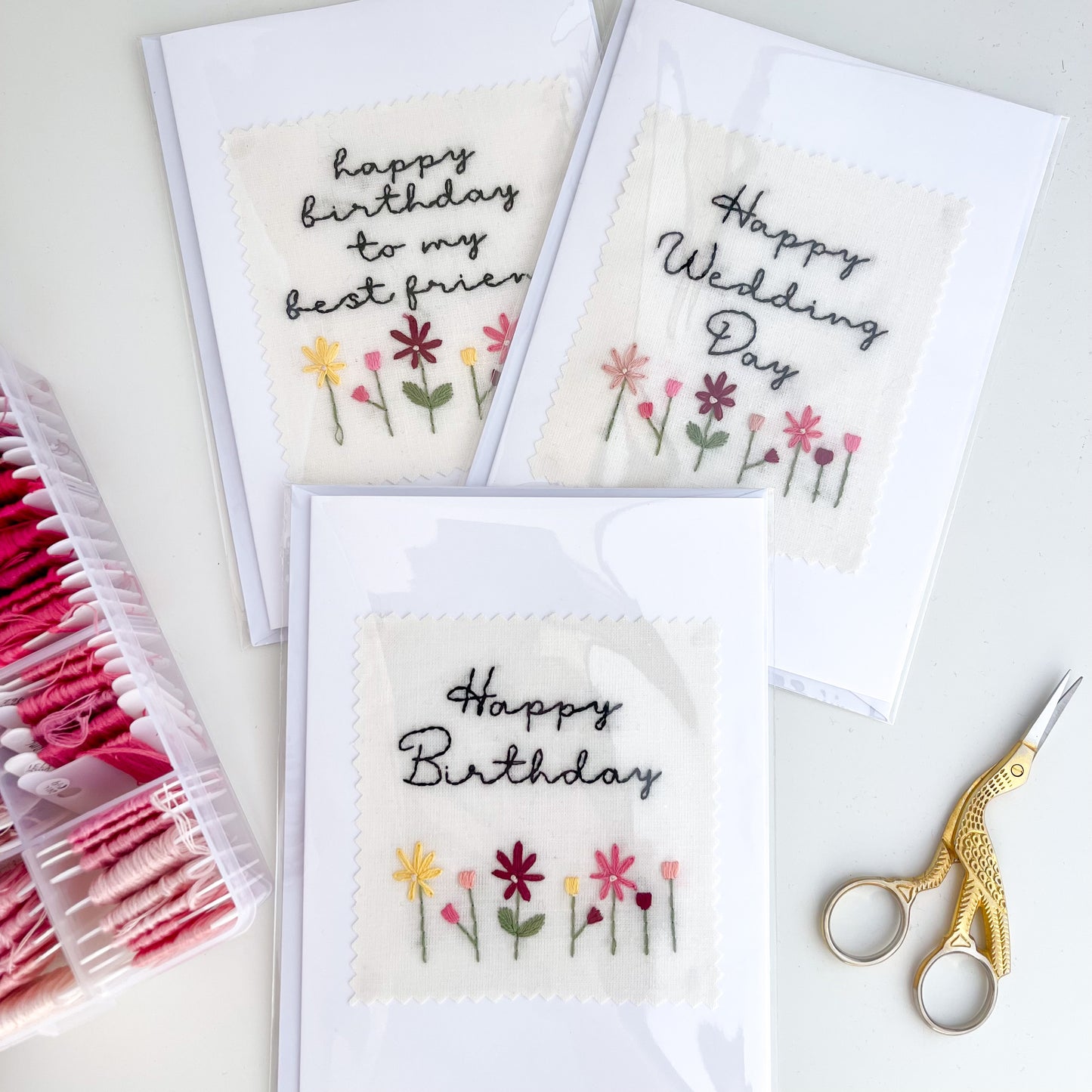 Custom Embroidered Card