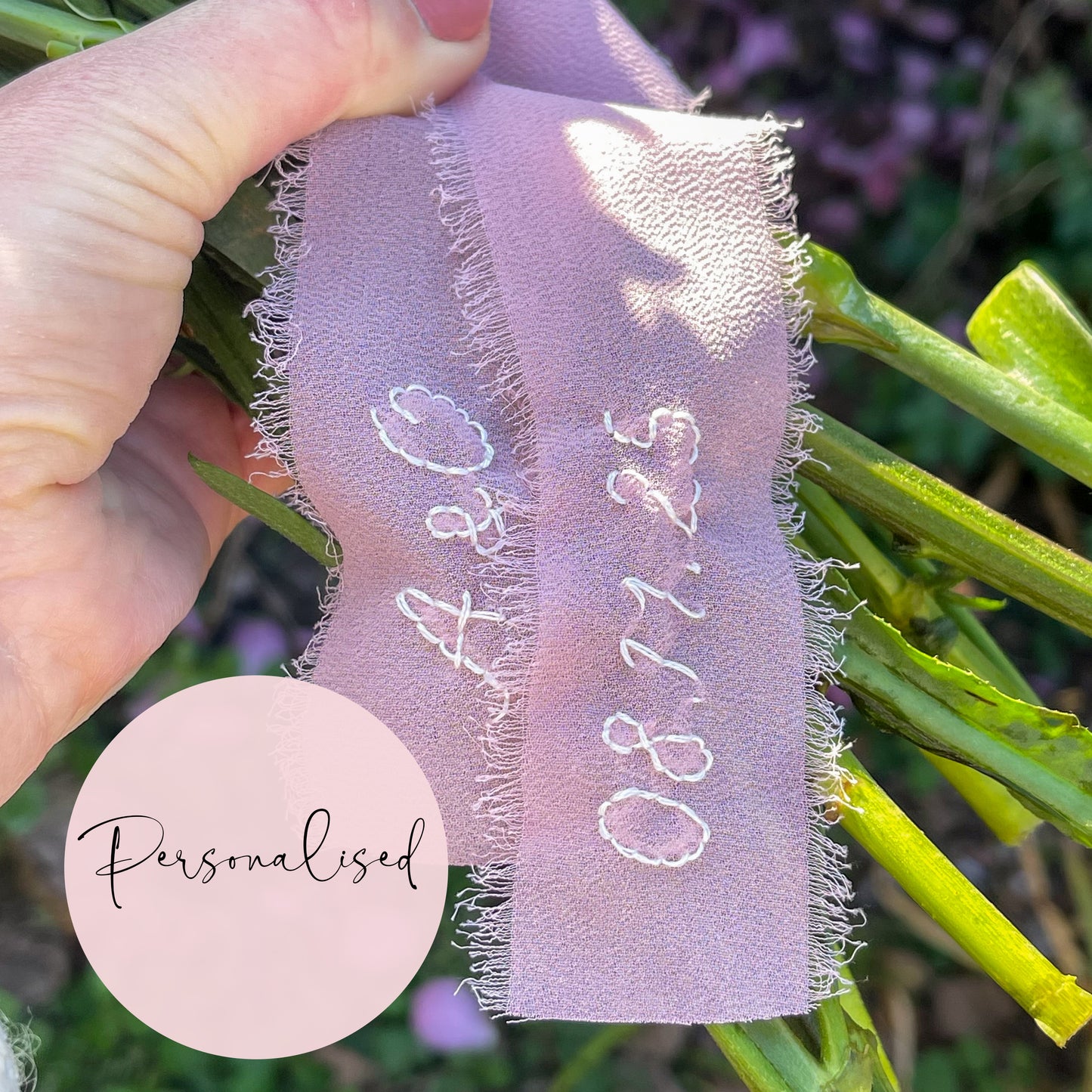 Personalised Wedding Bouquet Ribbons