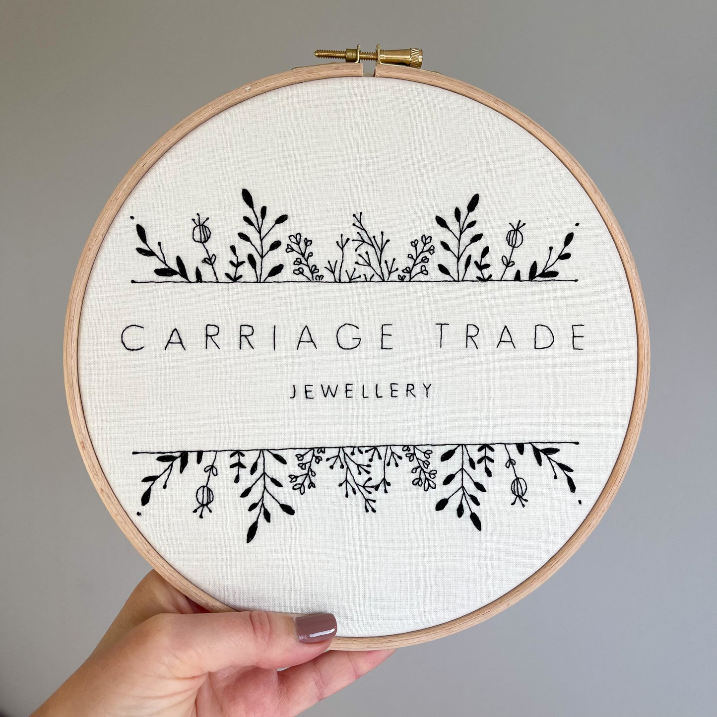Custom Logo Hand Embroidery Hoop