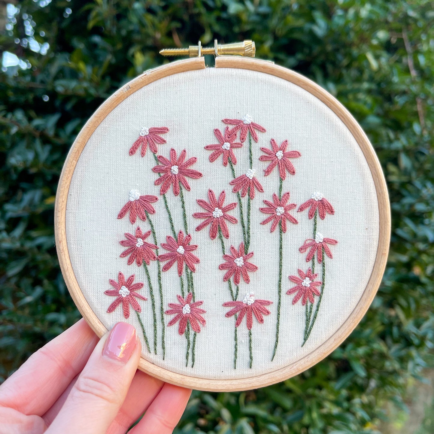 Bloom Floral Hand Embroidery PDF Pattern