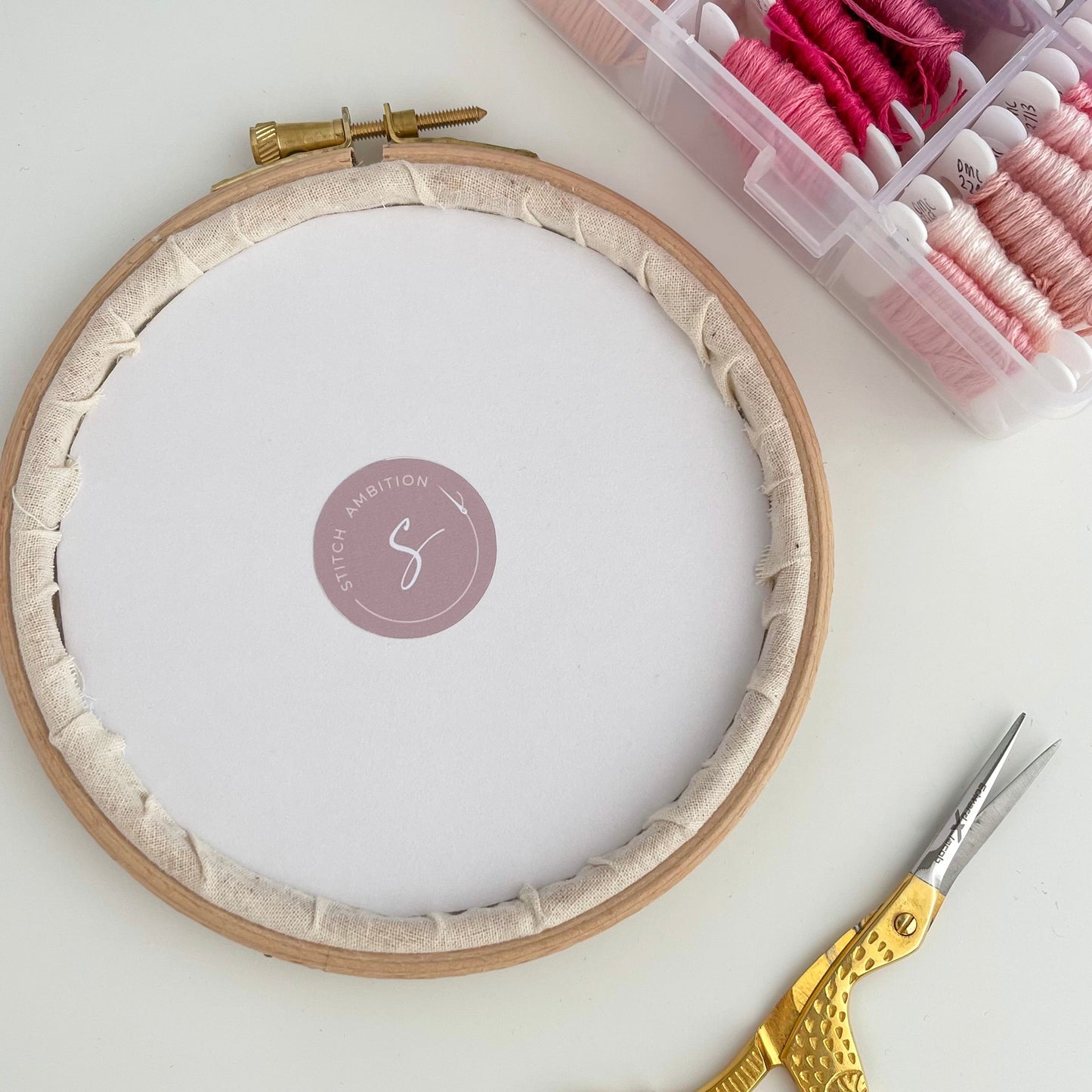 One Day At A Time Hand Embroidery Hoop