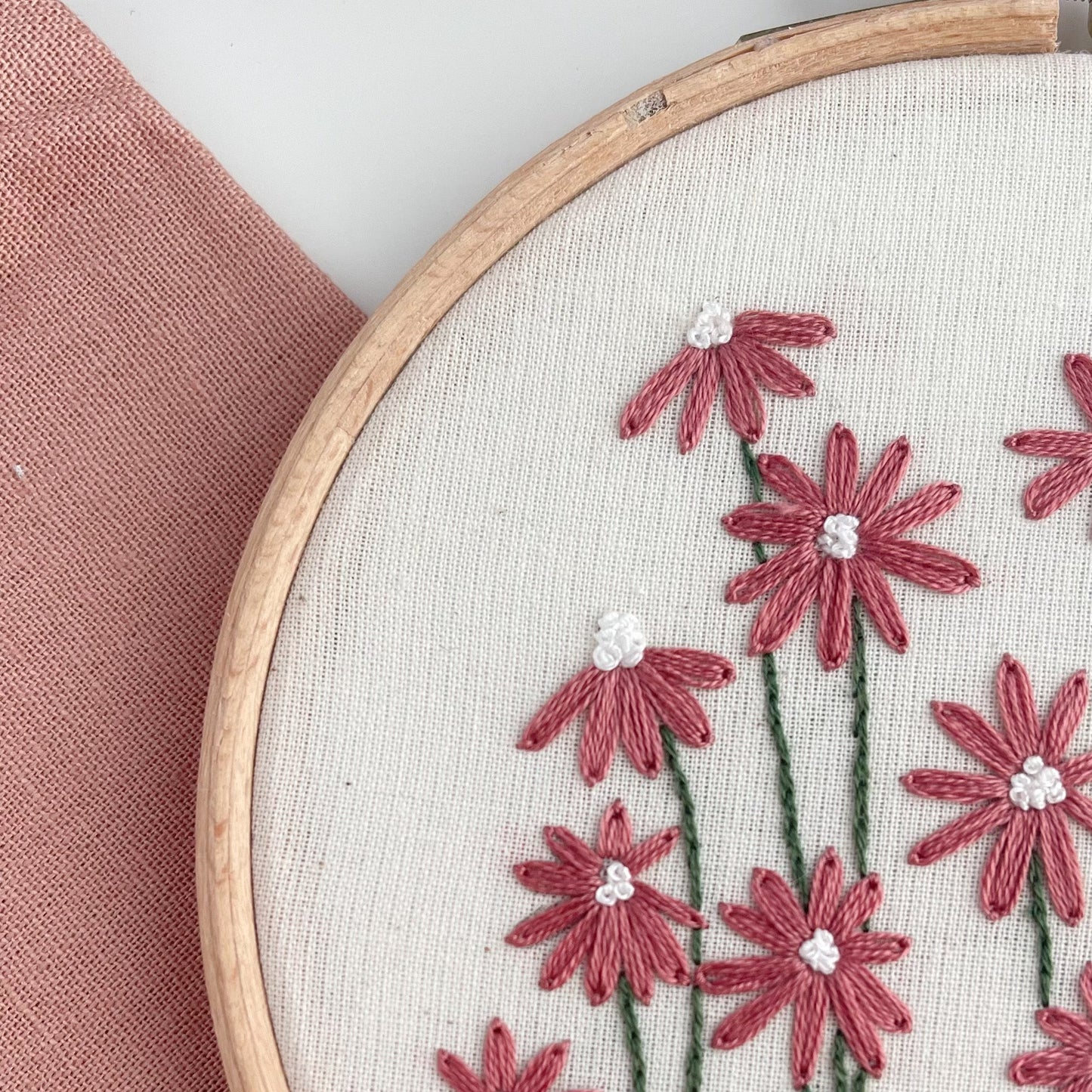 Bloom Floral Hand Embroidery PDF Pattern