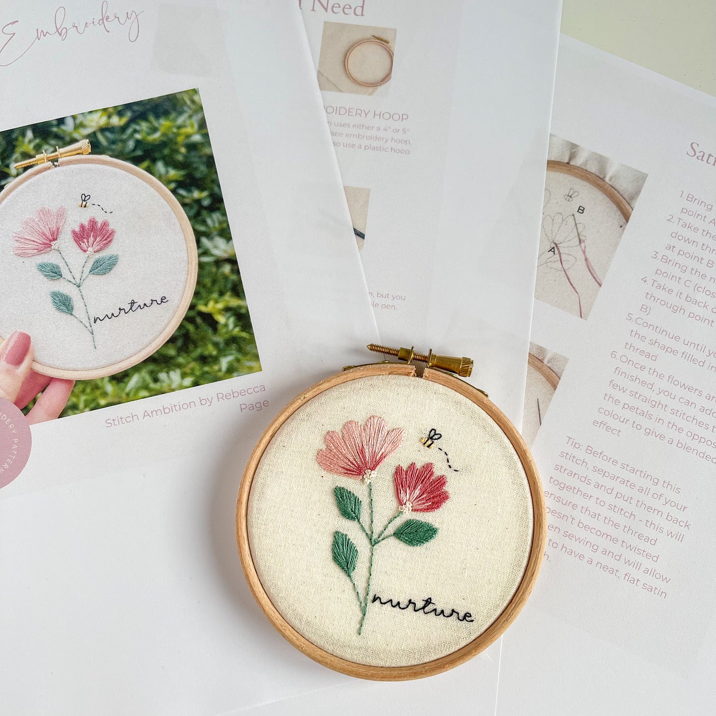 Nurture Embroidery PDF Pattern