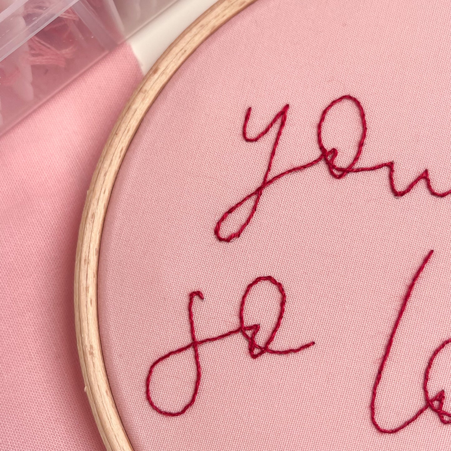 You Are So Loved Embroidery Hoop