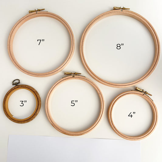 Embroidery Hoop Size Guide