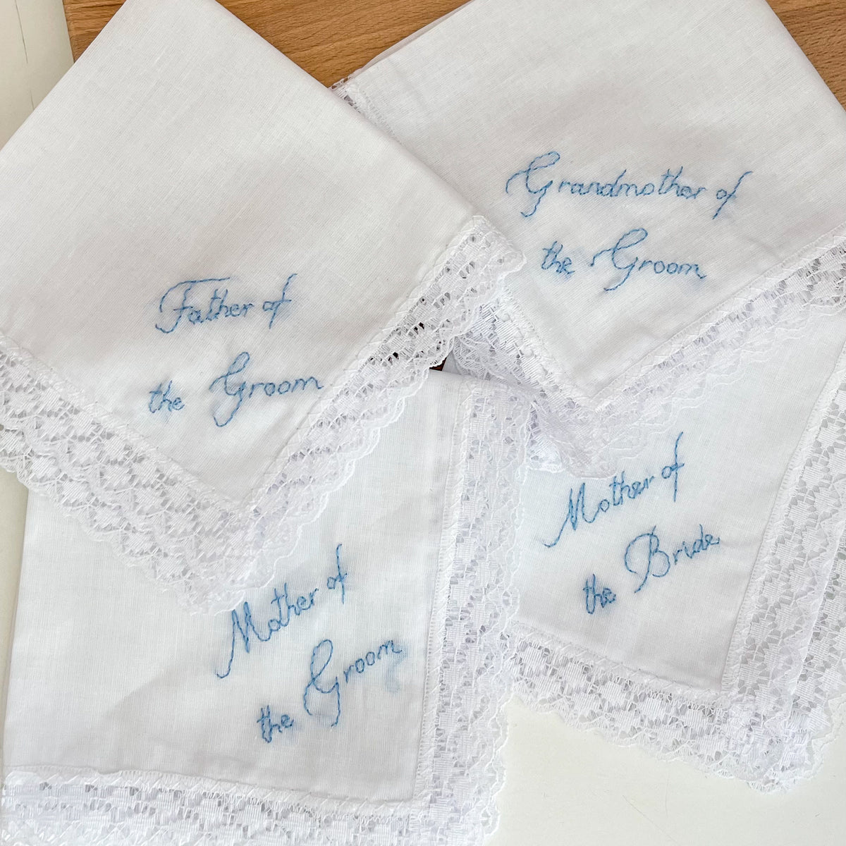 Personalised Wedding Handkerchief