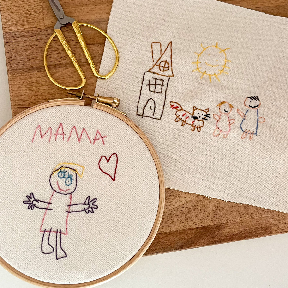 Drawing Hand Embroidery