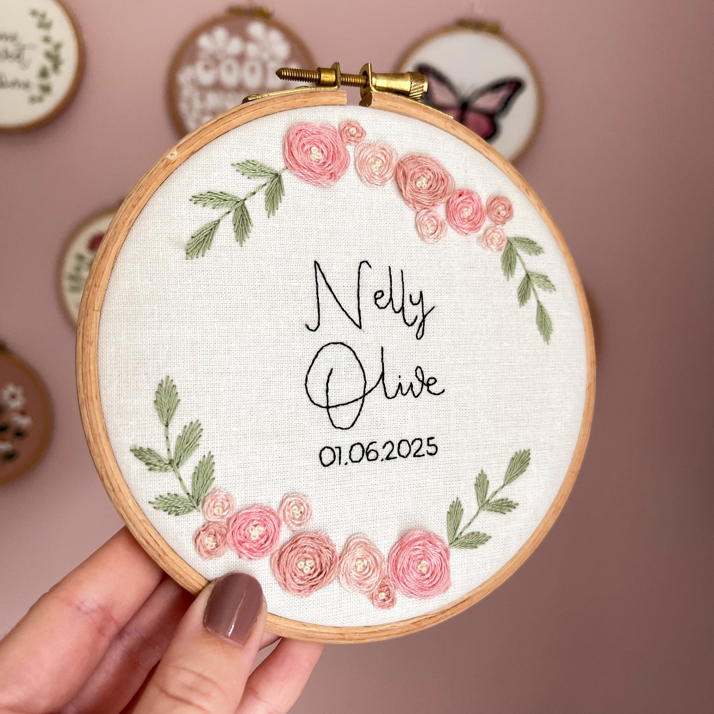 Personalised Name Hand Embroidery