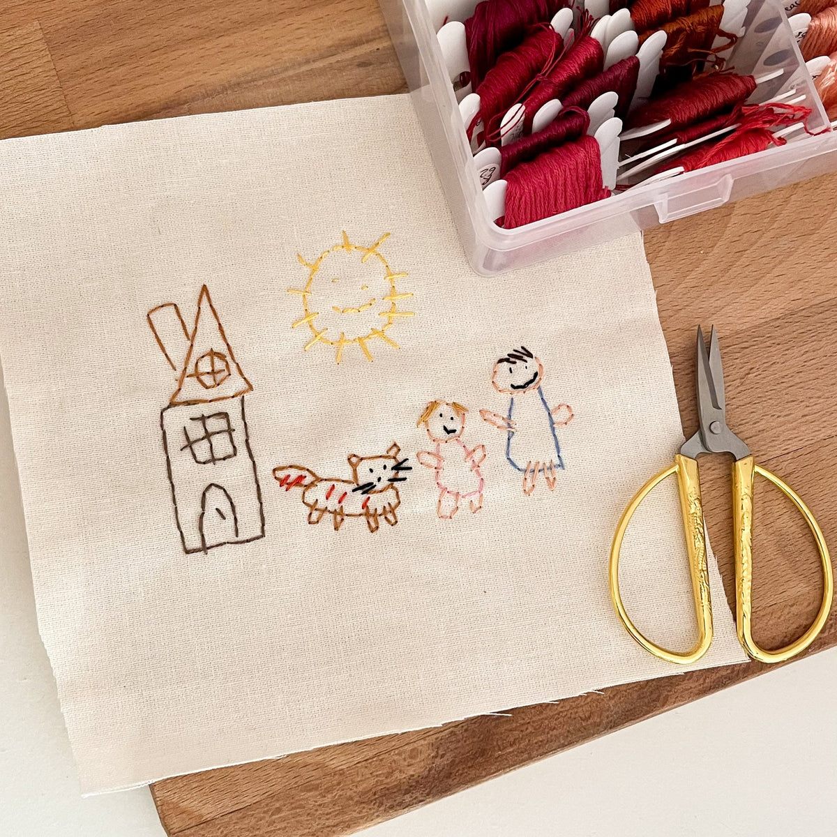 Drawing Hand Embroidery