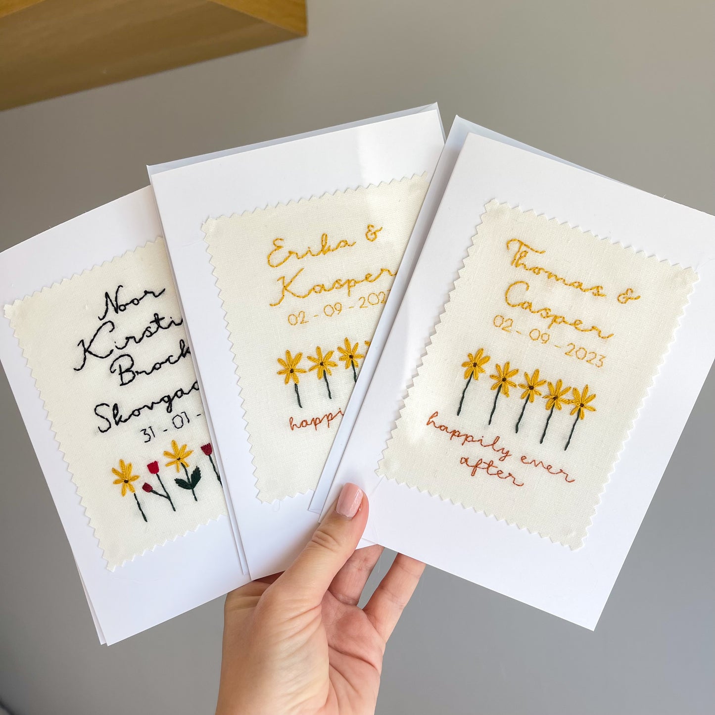 Custom Embroidered Card