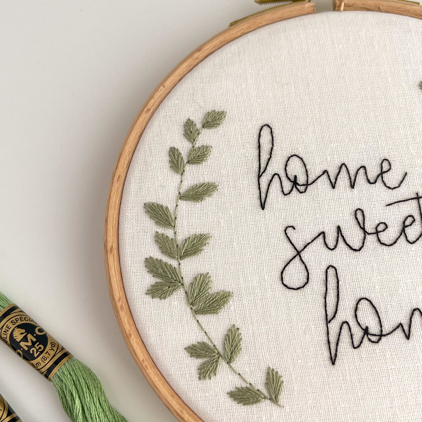 Home Sweet Home Hand Embroidery
