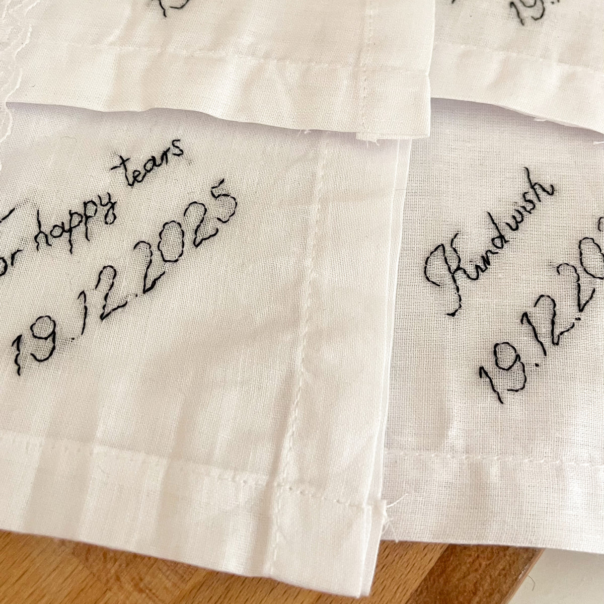 Personalised Wedding Handkerchief