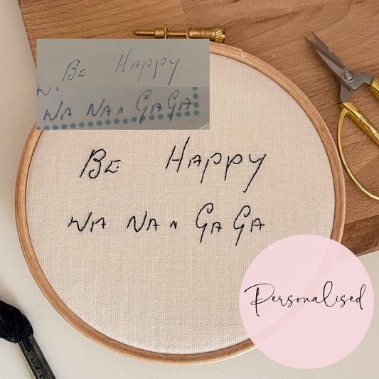 Drawing Hand Embroidery Hoop