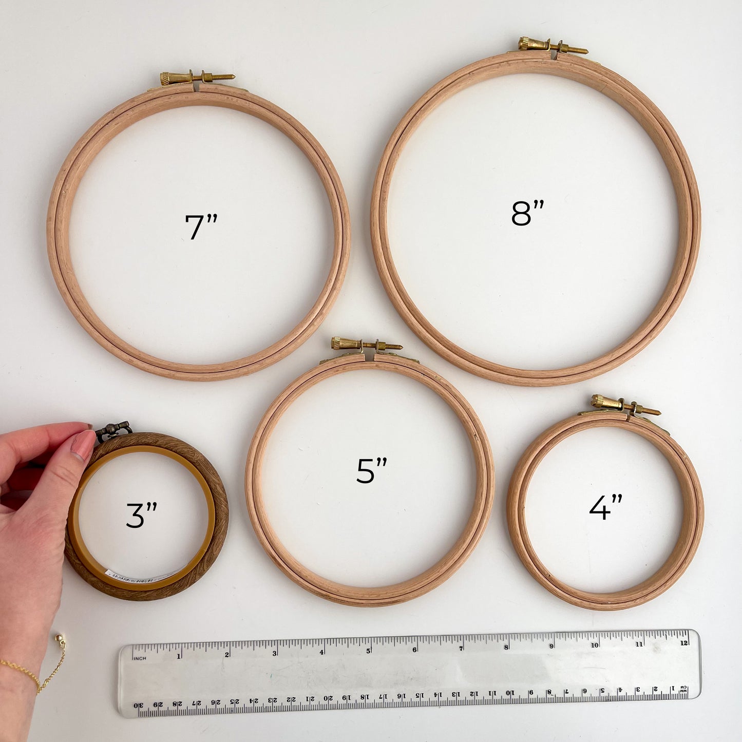 Custom Bespoke Hand Embroidery Hoop