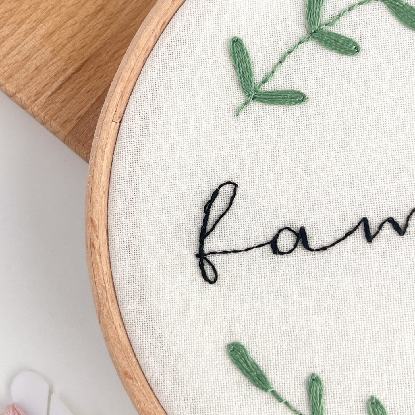 Family Hand Embroidery Hoop