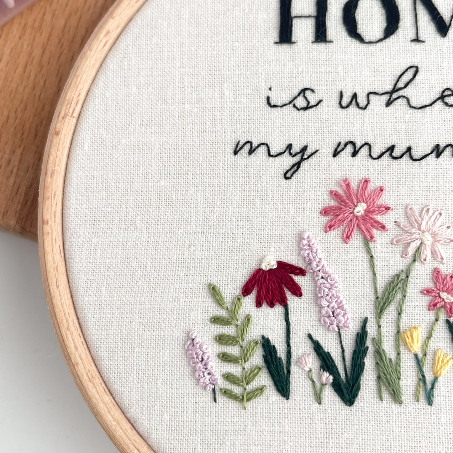 Home is Where Embroidery Hoop
