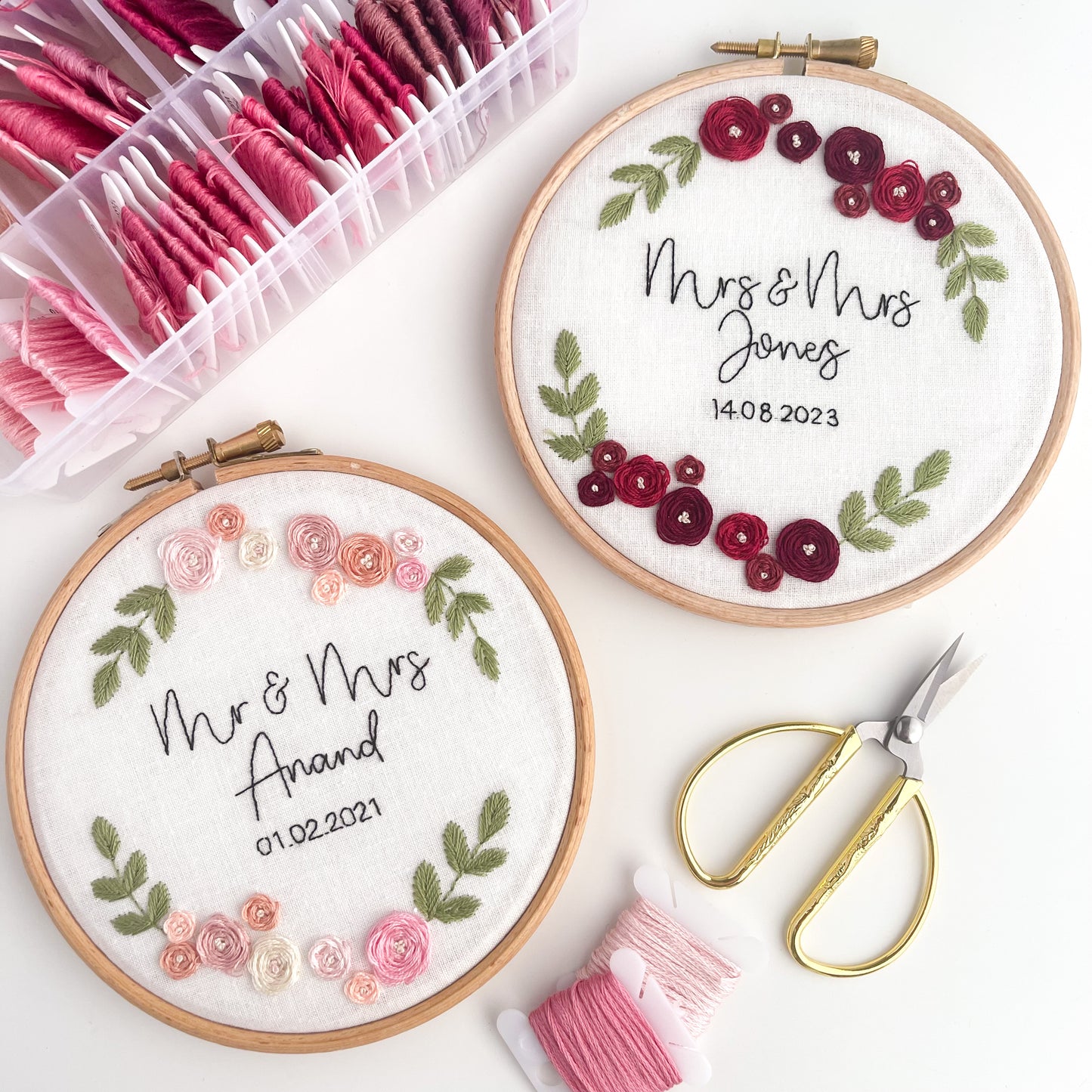 Personalised Wedding Hand Embroidery