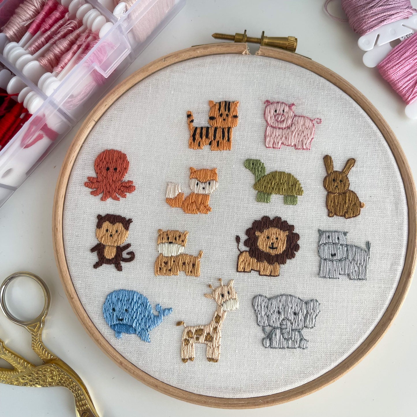 Baby Personalised Embroidery Hoop