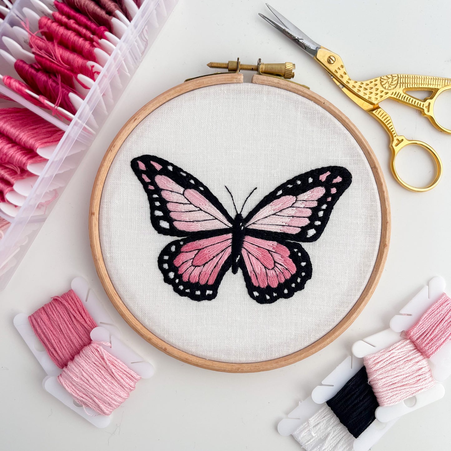 Butterfly Hand Embroidery PDF Pattern