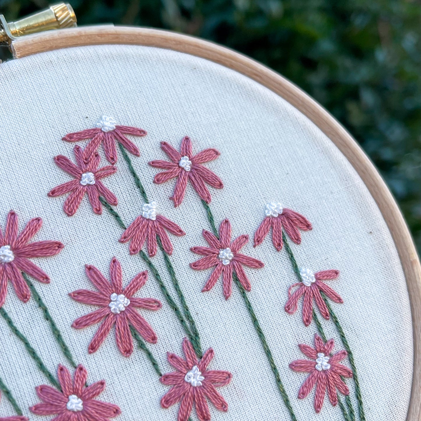 Bloom Floral Hand Embroidery Hoop